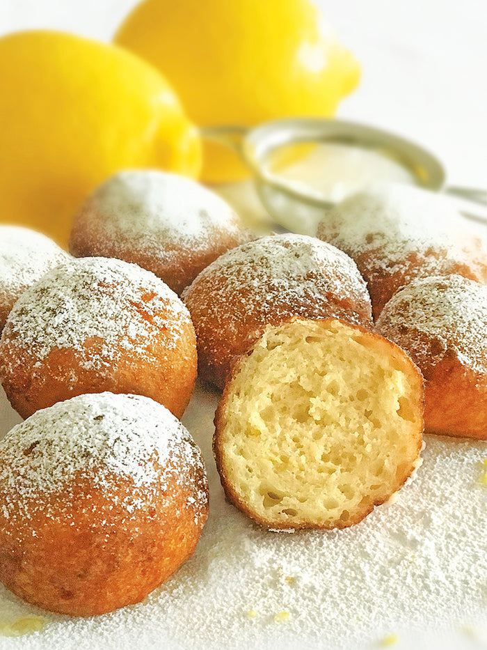 recipe : Lemon & Smooth Ricotta Donuts