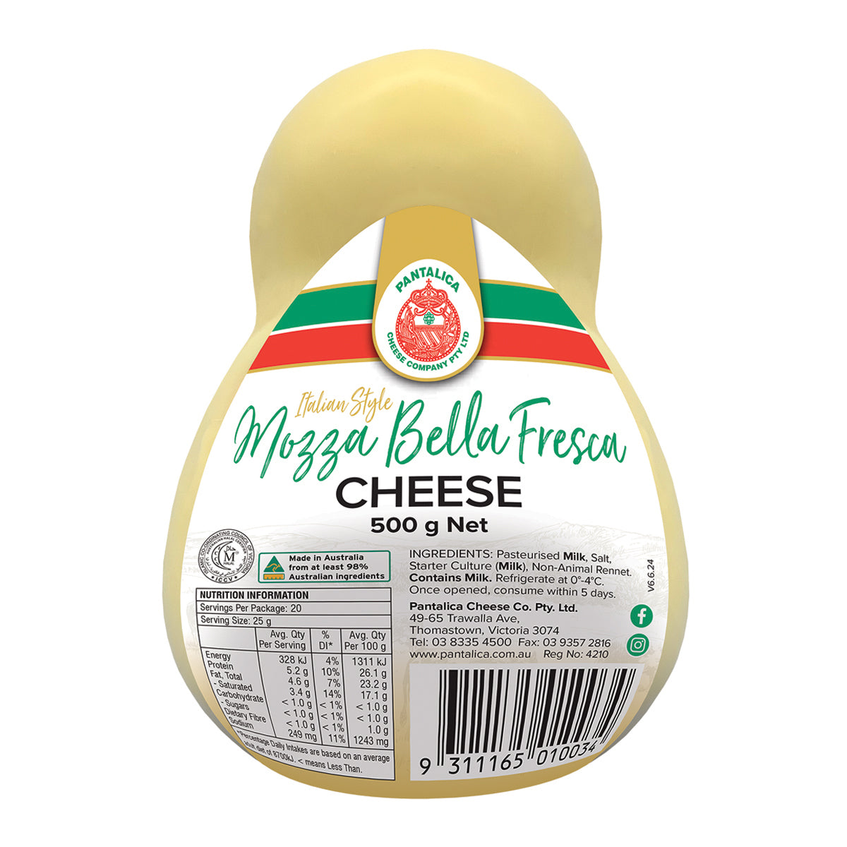Mozza Bella Fresca 500g