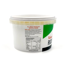 Load image into Gallery viewer, Natural Ricotta Cheese 375g
