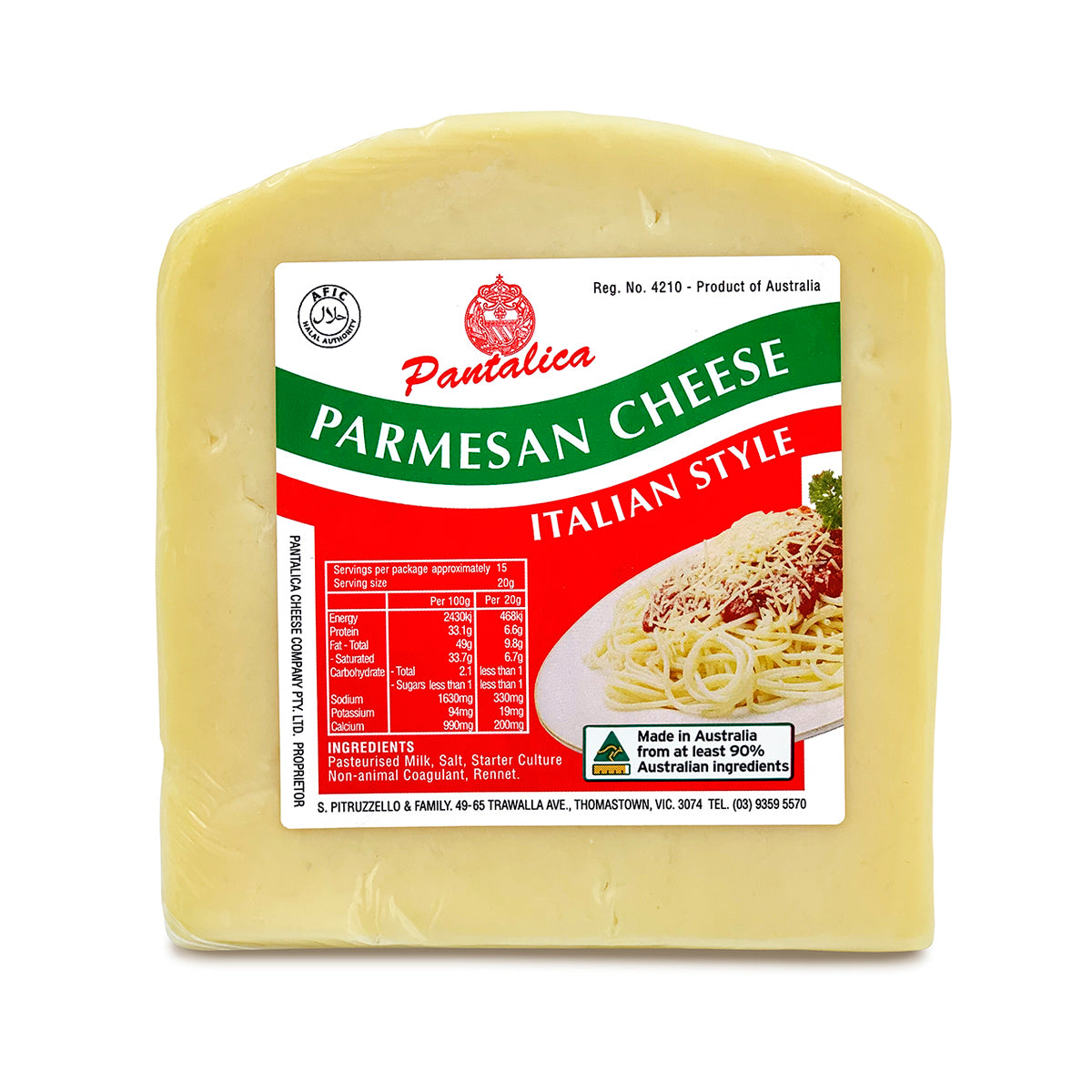 Parmesan Cheese 300g Pantalica Cheese
